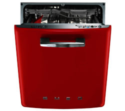 SMEG  DI6FABR2 Semi-integrated Dishwasher - Red